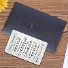 Stainless Steel Blank Thermal Transfer Cards and Paper Envelopes DIY-FG0001-74C-5