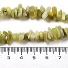 Natural Lemon Jade Chip Bead Strands G-M205-22-7