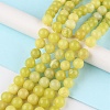 Natural Lemon Jade Beads Strands G-G0003-C02-A-2