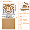 Wood Bead Design Board TOOL-WH0052-06-2
