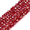 Electroplate Glass Beads Strands EGLA-A044-T2mm-B01-1