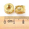 Rack Plating Eco-Friendly Brass Micro Pave Clear Cubic Zirconia Beads LS-KK-M258-05G-3