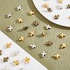 60Pcs 6 Colors Tibetan Style Alloy Beads TIBEB-HY0001-05-4