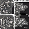 Flower Beading Lace Appliques DIY-WH0304-958-6