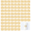 100Pcs Column Iron Napkin Rings AJEW-GO0004-82A-1