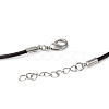 Leather Cord Necklace Making NJEW-A280-2.0mm-02-4