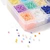 15 Colors Glass Seed Beads SEED-JP0007-02-3