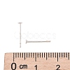 925 Sterling Silver Flat Pad  Stud Earring Findings STER-K167-045A-S-4