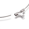 Tarnish Resistant 304 Stainless Steel Wire Pendants STAS-M274-020F-3