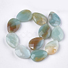 Natural Flower Amazonite Beads Strands G-S354-01-2
