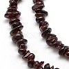 Natural Garnet Beads Strands X-G-P035-14-2