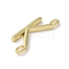 Rack Plating Brass Connector Charms KK-P245-07G-K-2