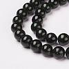 Synthetic Green Goldstone Beads Strands G-D169-02-6mm-2