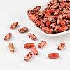Printed Natural Wood Beads X-WOOD-R246-M-1