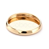 304 Stainless Steel Cabochon Settings STAS-Y001-12C-G-4