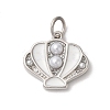 Rack Plating Brass Enamel Pendants KK-Z056-35P-01-1
