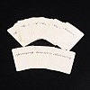 Paper Rectangle Earring Displays Cards CDIS-R010-3