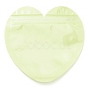 Heart Shaped Plastic Packaging Yin-yang Resealable Bags OPP-D003-02A-1