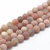 Natural Sunstone Beads Strands G-R446-4mm-36-1