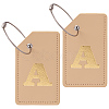 PU Leather Luggage Tag AJEW-WH20010-81A-1