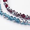Electroplate Glass Bead Strands GR4MMY-M1-2