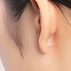 CHGCRAFT 350Pcs 7 Colors Plastic Tiny Ball Stud Earrings with Ear Nuts for Women EJEW-CA0001-04-6