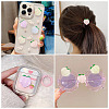 50Pcs 5 Colors Luminous Translucent Resin Decoden Cabochons RESI-TA0004-34-9