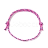 Adjustable Polyester & Spandex Cord Bracelets for Men Women BJEW-JB12092-02-2