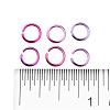 6 Colors Aluminum Wire Open Jump Rings ALUM-X0001-01C-3