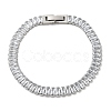 Cubic Zirconia Tennis Bracelet BJEW-M301-04P-01-1