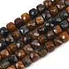 Natural Tiger Eye Beads Strands X-G-B107-B02-02-2