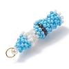 Easter Glass Seed Beaded Dwarf Pendants PALLOY-MZ01037-03-4