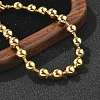 Rack Plating Brass Ball Chain Bracelets for Women BJEW-G676-01C-G-2