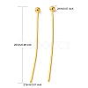 Brass Ball Head pins X-KK-R020-06G-2