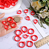 60Pcs 2 Style Silicone Pendant SIL-GF0001-43B-3
