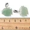 Natural Green Aventurine Pendants G-B127-16P-03-3