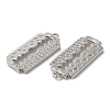 Brass & Cubic Zirconia Pendants KK-G468-65P-2