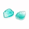 Two-Tone Transparent Glass Charms X-GLAA-H016-15-4