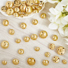 40Pcs 3-Hole Brass Buttons BUTT-CY0001-18A-3