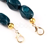Imitation Gemstone Resin Beaded Purse Strap Extender FIND-WH0005-89B-2