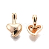Brass Twisters Clasps KK-C005-03KCG-1