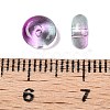 Electroplate Transparent Colours Rainbow Glass Seed Beads SEED-T007-03E-3