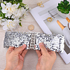 Sparkle Sequins Wide Elastic Dress Belts AJEW-WH20128-026P-03-3