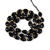 Natural Black Obsidian Beads Strands G-N342-35-8x6-01-3