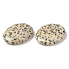 Natural Dalmatian Jasper Worry Stone for Anxiety Therapy G-B036-01J-3