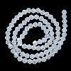Imitation Jade Glass Beads Strands EGLA-A039-J4mm-D05-2