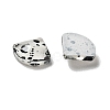 Spot Pattern Resin Cabochons LS-MRMJ-G015-07-3