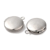 Non-Tarnish 316 Surgical Stainless Steel Locket Pendants STAS-C077-05P-2