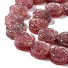 Natural Strawberry Quartz Beads Strands G-D475-01O-4