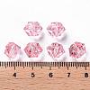 Transparent Acrylic Beads TACR-S154-15B-26-4
